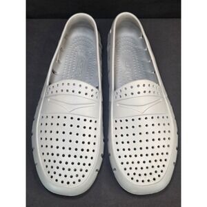 Floafers Mens Country Club Driver Grey Red Water Shoes Loafers Size 13 NEW!